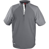 Rawlings Adult Color Sync Short Sleeve Cage Jacket, Blue Grey