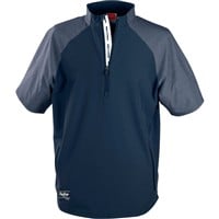 Rawlings Youth Color Sync Short Sleeve Cage Jacket, Navy
