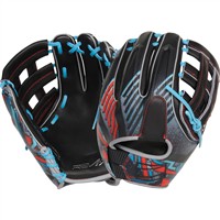 Rawlings REV1X 205 11.75in Baseball Glove (REV205-6B), Black/Blue