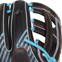 Rawlings REV1X 205 11.75in Baseball Glove (REV205-6B), Black/Blue
