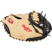 Rawlings Pro Preferred CM43 34in Catchers Mitt (PROSCM43CBS), Camel/Black
