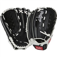 Rawlings Shut Out 13in Fastpitch Softball Glove, Black