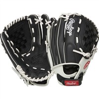 Rawlings Shut Out 11.5in Fastpitch Softball Glove, Black