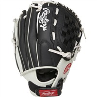 Rawlings Shut Out 11.5in Fastpitch Softball Glove, Black