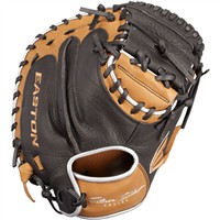 Easton Future Elite Youth 32.5in Catcher Mitt, Black/Brown