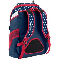 Easton Walk-Off NX Stars & Stripes Backpack, Red/White/Blue