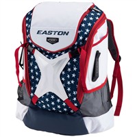 Easton Ghost NX Fastpitch Softball Stars & Stripes Backpack, Red/White/Blue