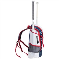 Easton Ghost NX Fastpitch Softball Stars & Stripes Backpack, Red/White/Blue