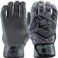 Victus Adult NOX Batting Gloves, Grey/Black