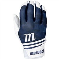 Marucci Adult Crux Camo Batting Gloves, Navy