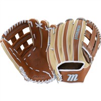 Marucci Acadia 97R3 12.5in Fastpitch Softball Glove (MFGACFP97R3-CM/CB), Brown/Camel