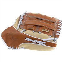 Marucci Acadia 97R3 12.5in Fastpitch Softball Glove (MFGACFP97R3-CM/CB), Brown/Camel