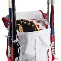 Marucci Barracks Backpack, White/Red