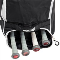 Marucci Stockade Wheeled Bag, Black/Black