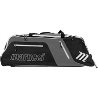 Marucci Stockade Wheeled Bag, White/Grey