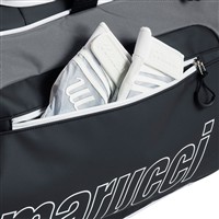 Marucci Stockade Wheeled Bag, White/Grey