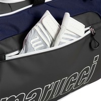 Marucci Stockade Wheeled Bag, White/Navy