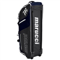 Marucci Stockade Wheeled Bag, White/Navy