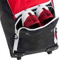 Marucci Stockade Wheeled Bag, White/Red