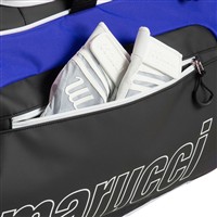 Marucci Stockade Wheeled Bag, White/Royal