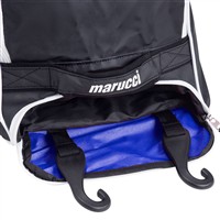 Marucci Stockade Wheeled Bag, White/Royal