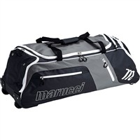 Marucci Stockade Wheeled Bag, White/Grey