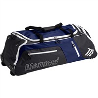 Marucci Stockade Wheeled Bag, White/Navy