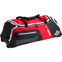 Marucci Stockade Wheeled Bag, White/Red