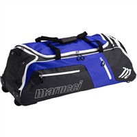 Marucci Stockade Wheeled Bag, White/Royal