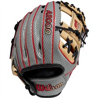 Wilson A2000 Superskin PF88 11.25in Baseball Glove (WBW1009811125), Grey/Blonde