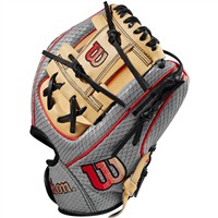 Wilson A2000 Superskin PF88 11.25in Baseball Glove (WBW1009811125), Grey/Blonde