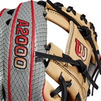 Wilson A2000 Superskin PF88 11.25in Baseball Glove (WBW1009811125), Grey/Blonde