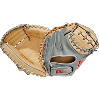 Wilson A2000 PF33 33in Catcher's Mitt (WBW10098433), Grey/Blonde