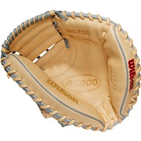 Wilson A2000 PF33 33in Catcher's Mitt (WBW10098433), Grey/Blonde