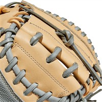 Wilson A2000 PF33 33in Catcher's Mitt (WBW10098433), Grey/Blonde
