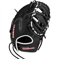 Wilson First Base 11in Training Glove, Black