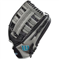 Wilson Youth A500 12.5in Baseball Glove (WBW100159125), Black/Grey