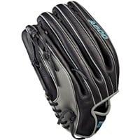 Wilson Youth A500 12.5in Baseball Glove (WBW100159125), Black/Grey