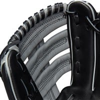 Wilson Youth A500 12.5in Baseball Glove (WBW100159125), Black/Grey