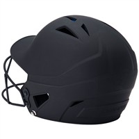 Champro HX Rise Fastpitch Softball Matte Batting Helmet, Black