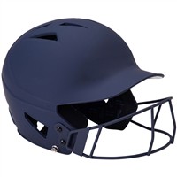 Champro HX Rise Fastpitch Softball Matte Batting Helmet, Navy