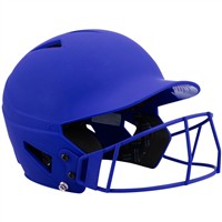 Champro HX Rise Fastpitch Softball Matte Batting Helmet, Royal