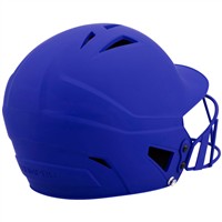 Champro HX Rise Fastpitch Softball Matte Batting Helmet, Royal