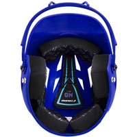 Champro HX Rise Fastpitch Softball Matte Batting Helmet, Royal