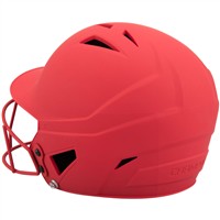 Champro HX Rise Fastpitch Softball Matte Batting Helmet, Scarlet
