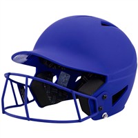 Champro HX Rise Fastpitch Softball Matte Batting Helmet, Royal