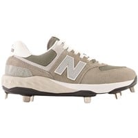 New Balance Women's Fresh Foam 574 Low Metal Softball Cleat, Grey