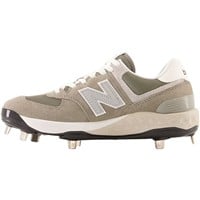 New Balance Women's Fresh Foam 574 Low Metal Softball Cleat, Grey