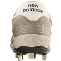 New Balance Women's Fresh Foam 574 Low Metal Softball Cleat, Grey