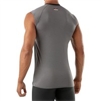 McDavid Youth HEX Sternum Shirt, White/Grey